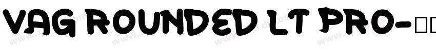VAG ROUNDED LT PRO字体转换